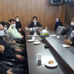دیدار روسای ادارات شهر منجیل با امام جمعه منجیل در اولین روز از هفته دولت