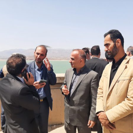بازدید مدیرعامل شرکت مدیریت منابع آب ایران از سد سفیدرود منجیل