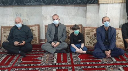 شرکت فرماندار رودبار در جمع عزاداران حسینی لوشان