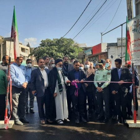 افتتاح پروژه های عمرانی شهری رودبار با حضور فرماندار رودبار
