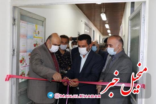 حضور فرماندار رودبار در افتتاح دندانپزشکی روستای پشتکلا