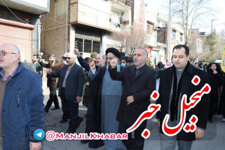 راهپیمایی باشکوه چهل و چهارمین سالگرد پیروزی شکوهمند انقلاب اسلامی ایران در شهر رودبار