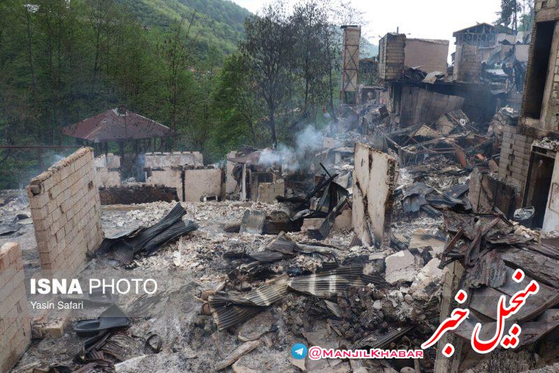 اعلام جزئیاتی درباره پنجمین آتش‌سوزی در شهرک امامزاده ابراهیم شفت